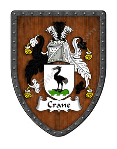 Crane I Coat of Arms Shield Family Crest