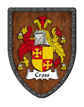 Load image into Gallery viewer, Cross Coat of Arms Shield Family Crest