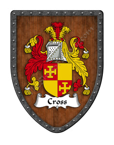Cross Coat of Arms Shield Family Crest