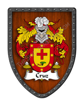 Load image into Gallery viewer, Cruz Coat of Arms Shield Family Crest