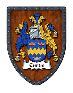 Curtis Coat of Arms Shield Family Crest