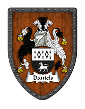 Load image into Gallery viewer, Daniels Coat of Arms Shield Family Crest