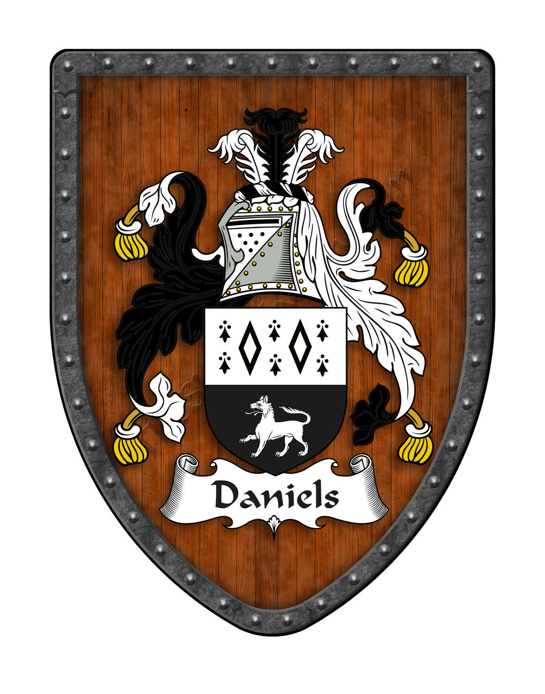 Daniels Coat of Arms Shield Family Crest