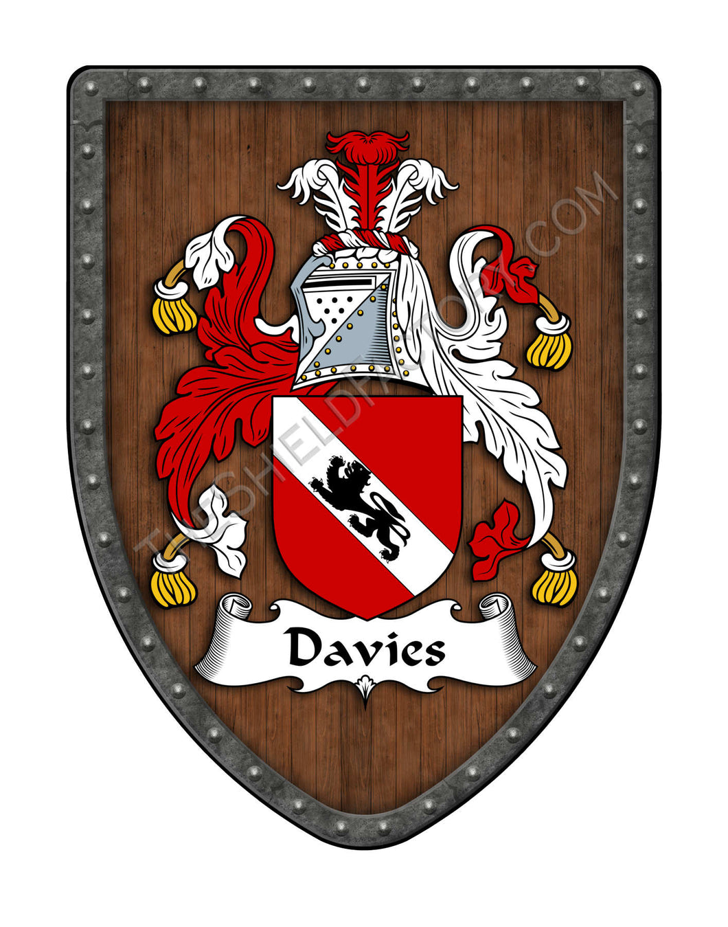 Davies Coat of Arms Shield Family Crest