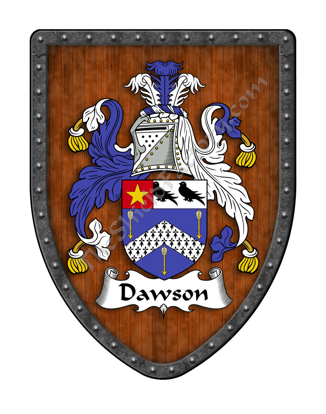 Dawson Coat of Arms Shield Family Crest