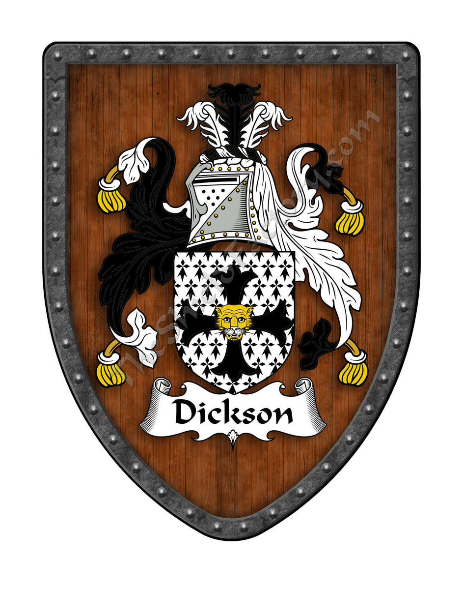 Dickson II Coat of Arms Shield Family Crest – My Family Coat Of Arms