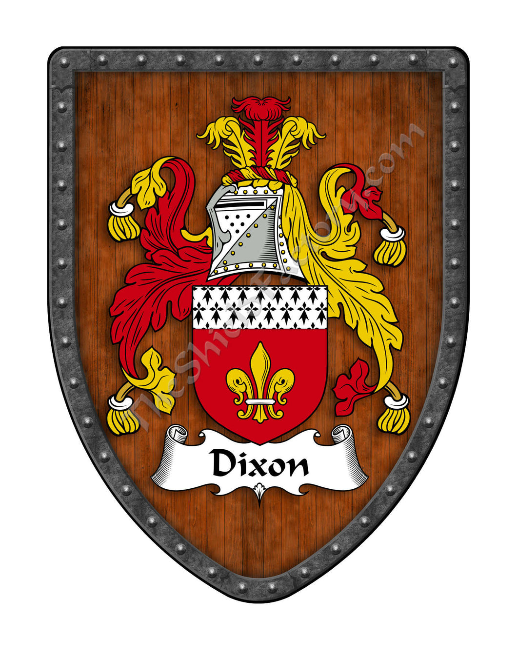 Dixon Coat of Arms Shield Family Crest