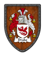 Load image into Gallery viewer, Drake Family Coat of Arms