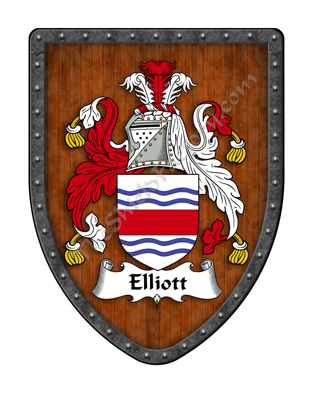 Elliott Custom Family Coat of Arms