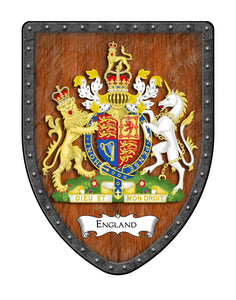 England Royal Coat of Arms Shield