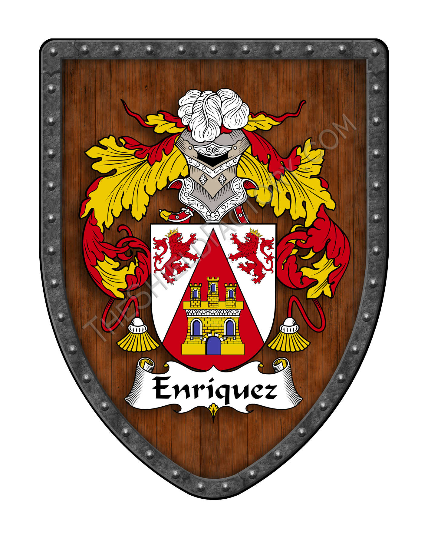 Enríquez II Custom Family Coat of Arms – My Family Coat Of Arms