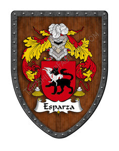 Esparza Custom Family Coat of Arms