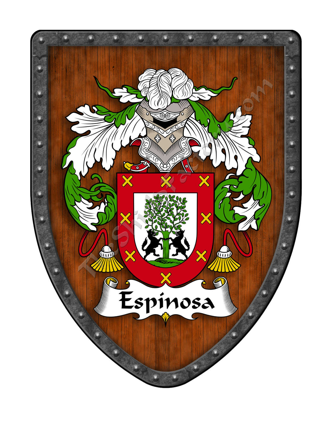 Espínosa II Custom Family Coat of Arms