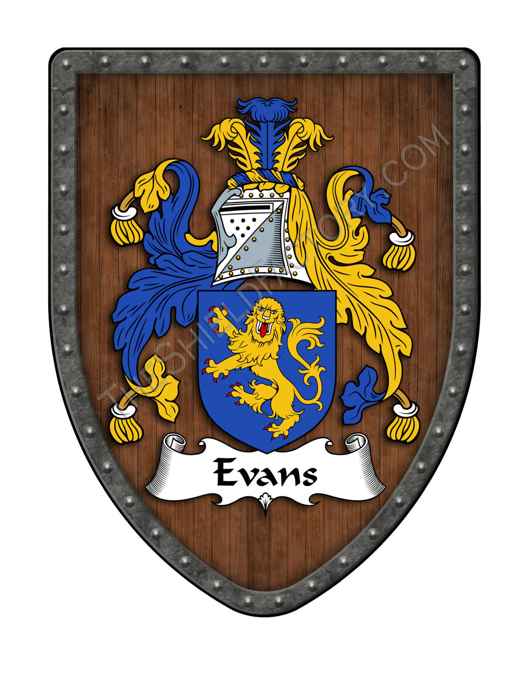Evans Custom Family Coat of Arms