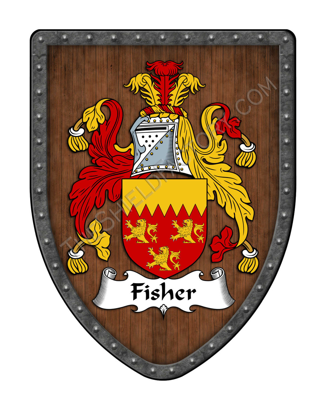 Fisher Custom Family Coat of Arms
