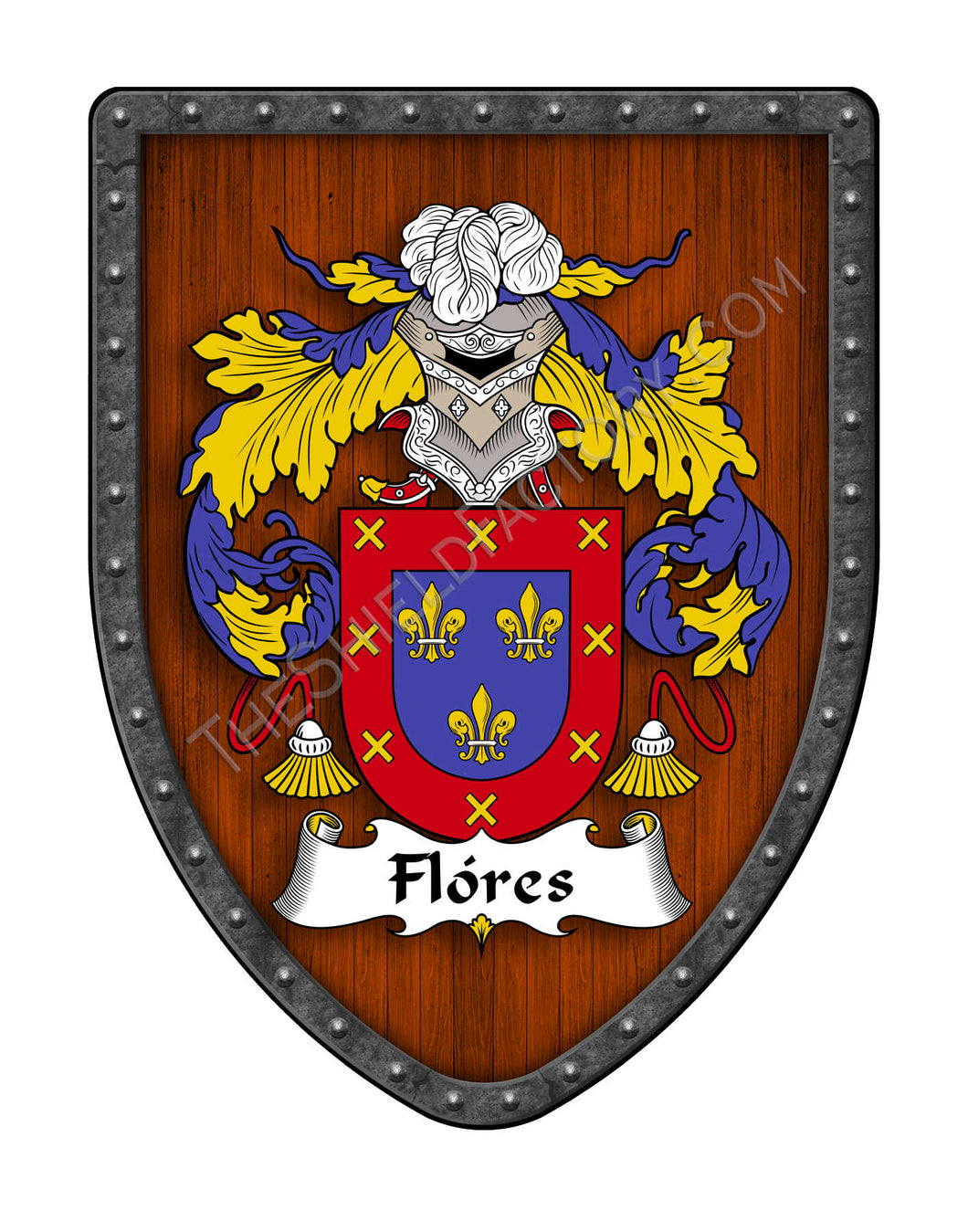 Flóres Custom Family Coat of Arms