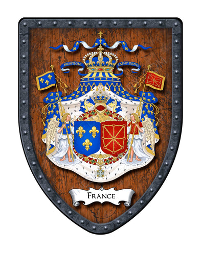 France Coat of Arms Shield