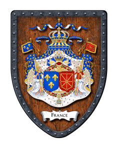 France Coat of Arms Shield