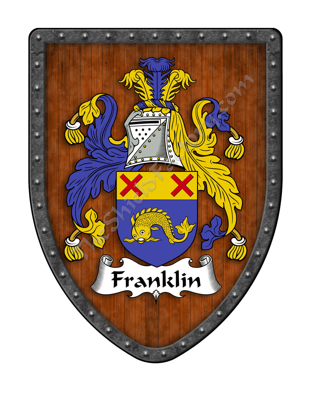 Franklin Coat of Arms Family Crest