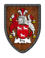 Load image into Gallery viewer, Fry Coat of Arms Family Crest