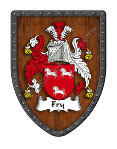 Fry Coat of Arms Family Crest