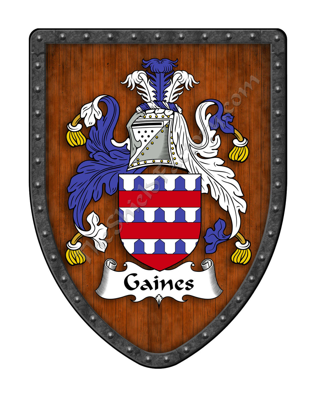 Gaines Coat of Arms Shield