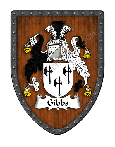 Gibbs Coat of Arms Shield