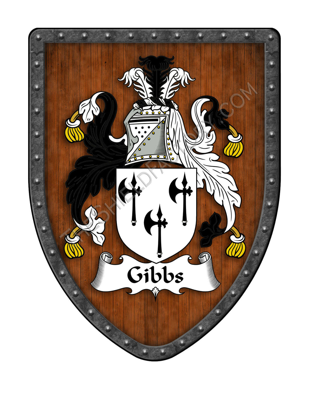 Gibbs Coat of Arms Shield