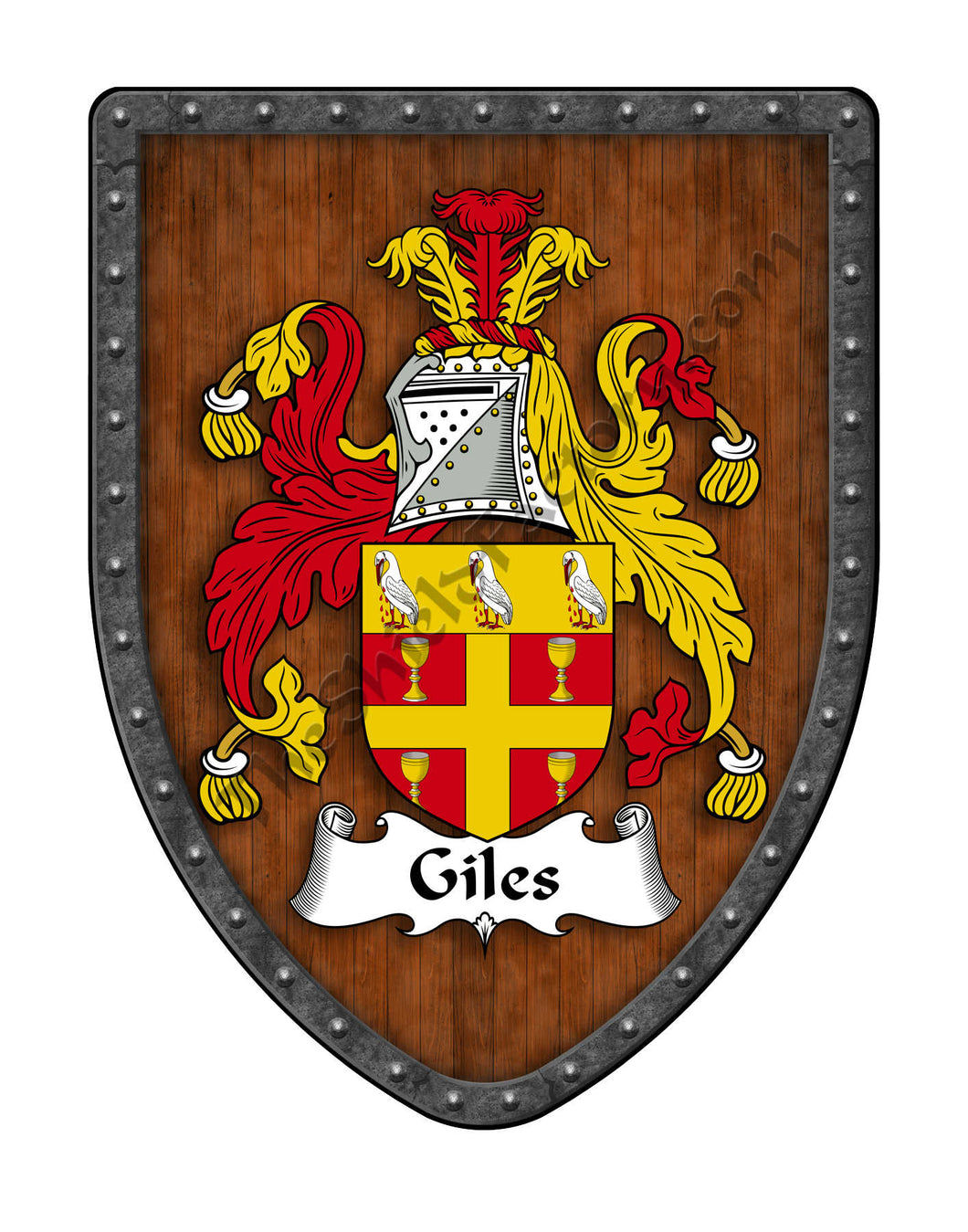 Giles Coat of Arms Shield