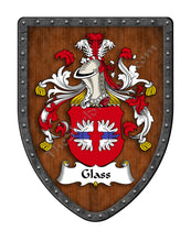 Load image into Gallery viewer, Glass Coat of Arms Shield