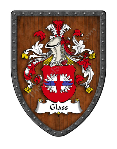 Glass Coat of Arms Shield
