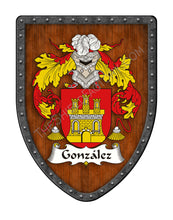Load image into Gallery viewer, Gonzalez Family Crest Coat of Arms