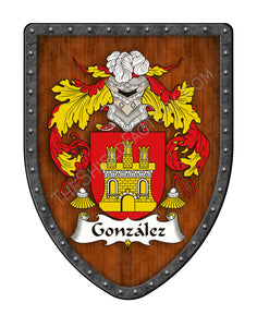 Gonzalez Family Crest Coat of Arms