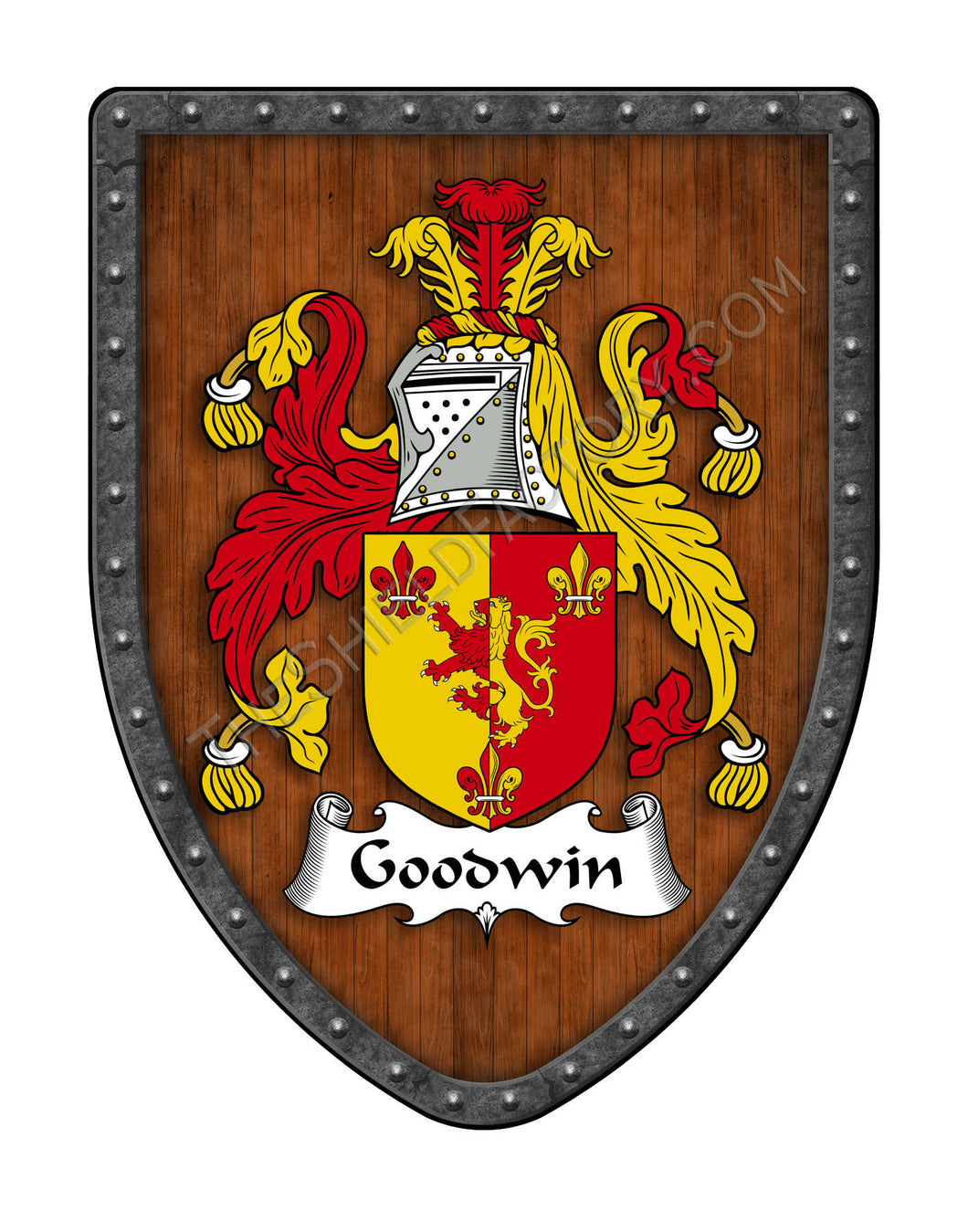 Goodwin Family Crest Coat of Arms