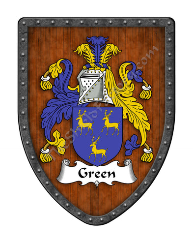 Green Family Crest Coat of Arms