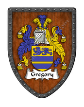 Load image into Gallery viewer, Gregory Family Crest Coat of Arms