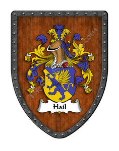 Hail Hanging Coat of Arms Shield