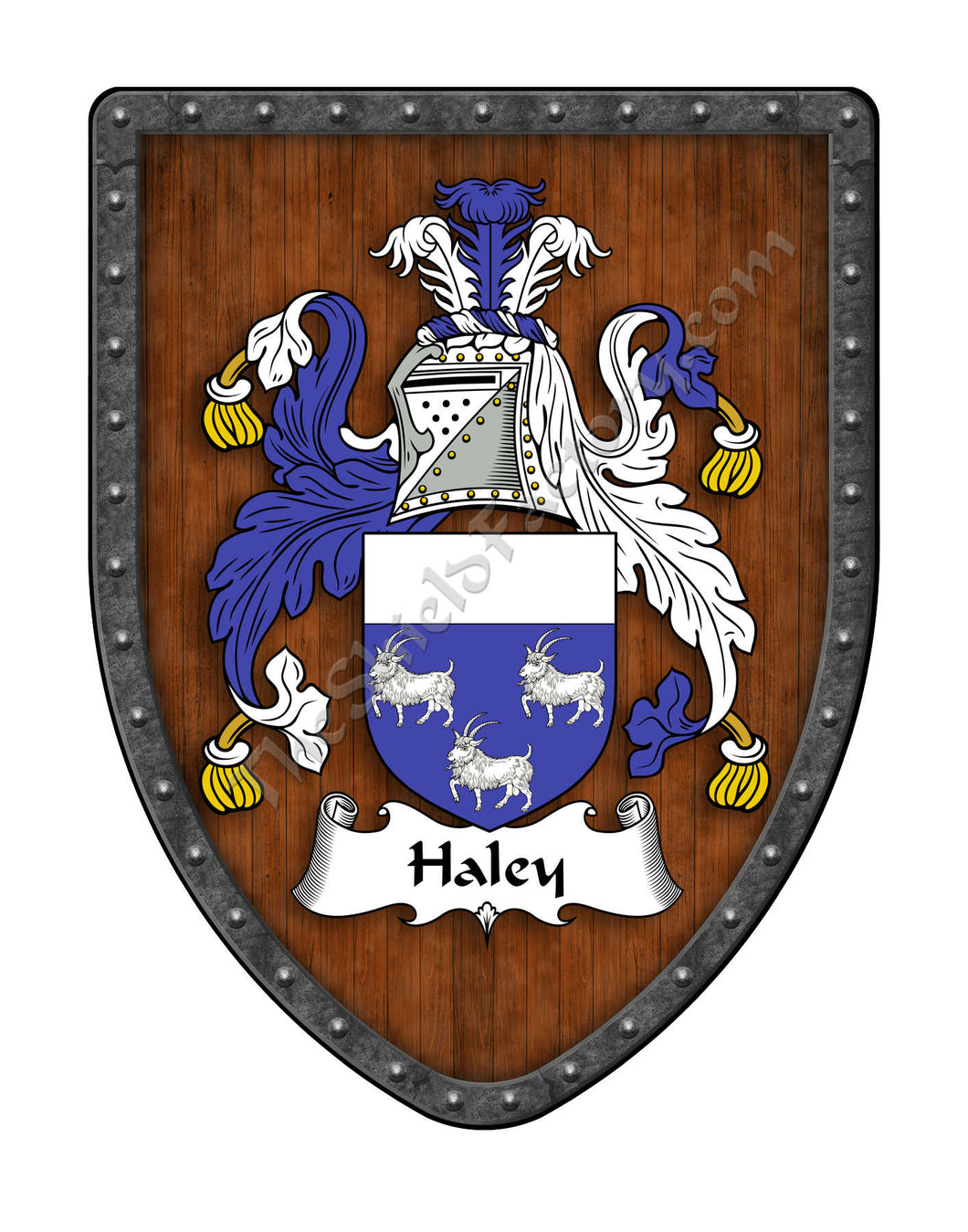 Haley Family Crest Coat of Arms