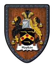 Load image into Gallery viewer, Hopkin Coat of Arms Shield