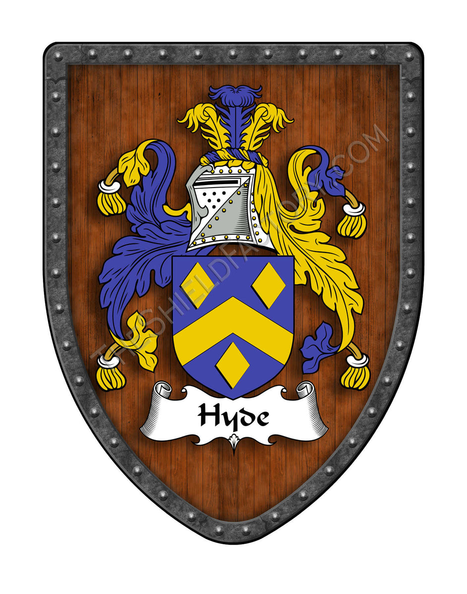 Hyde Coat of Arms Shield – My Family Coat Of Arms