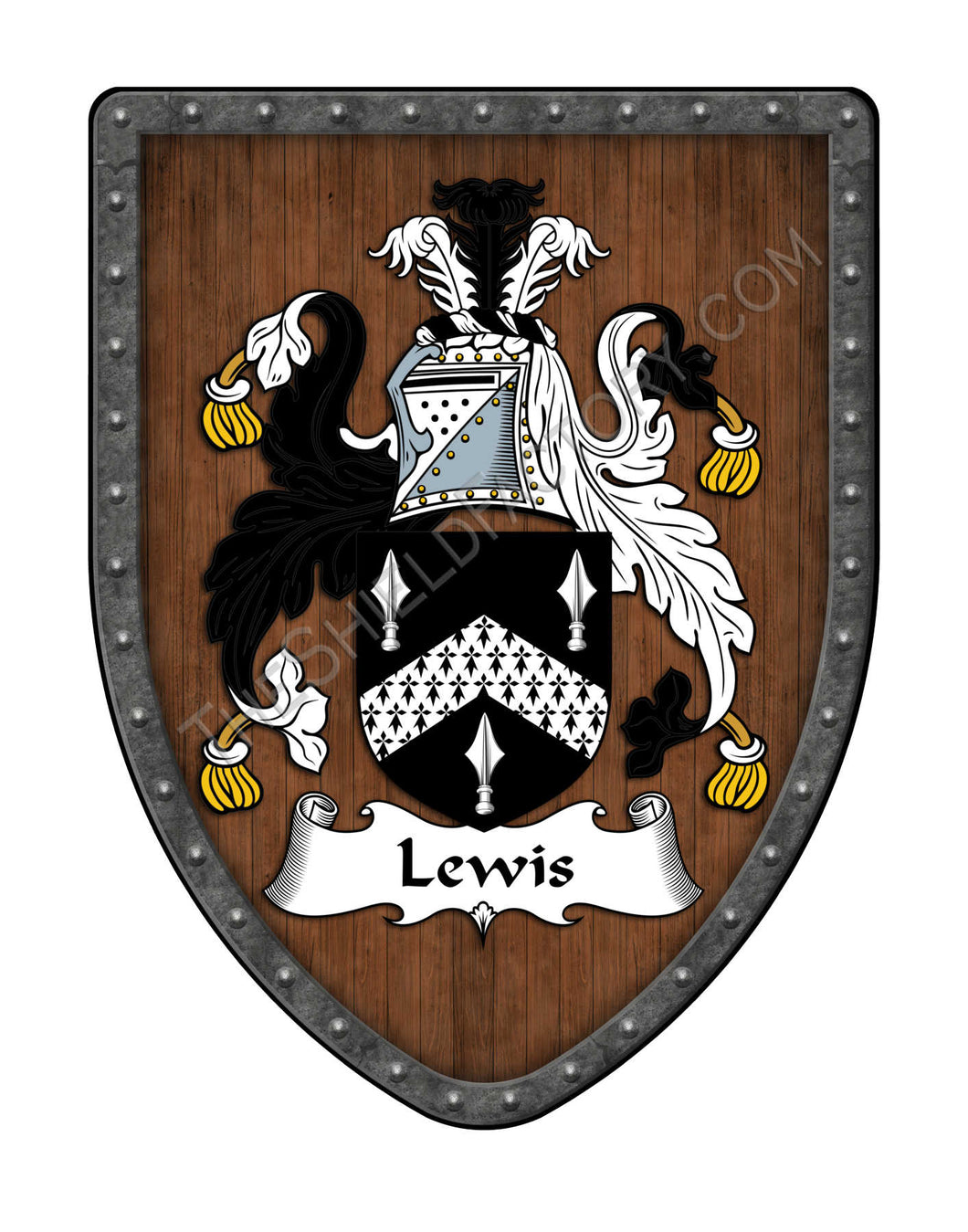 Lewis Family Coat of Arms Shield