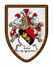 Load image into Gallery viewer, Low Family Crest Coat of Arms