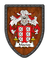 Load image into Gallery viewer, Macías Coat of Arms Family Crest Shield