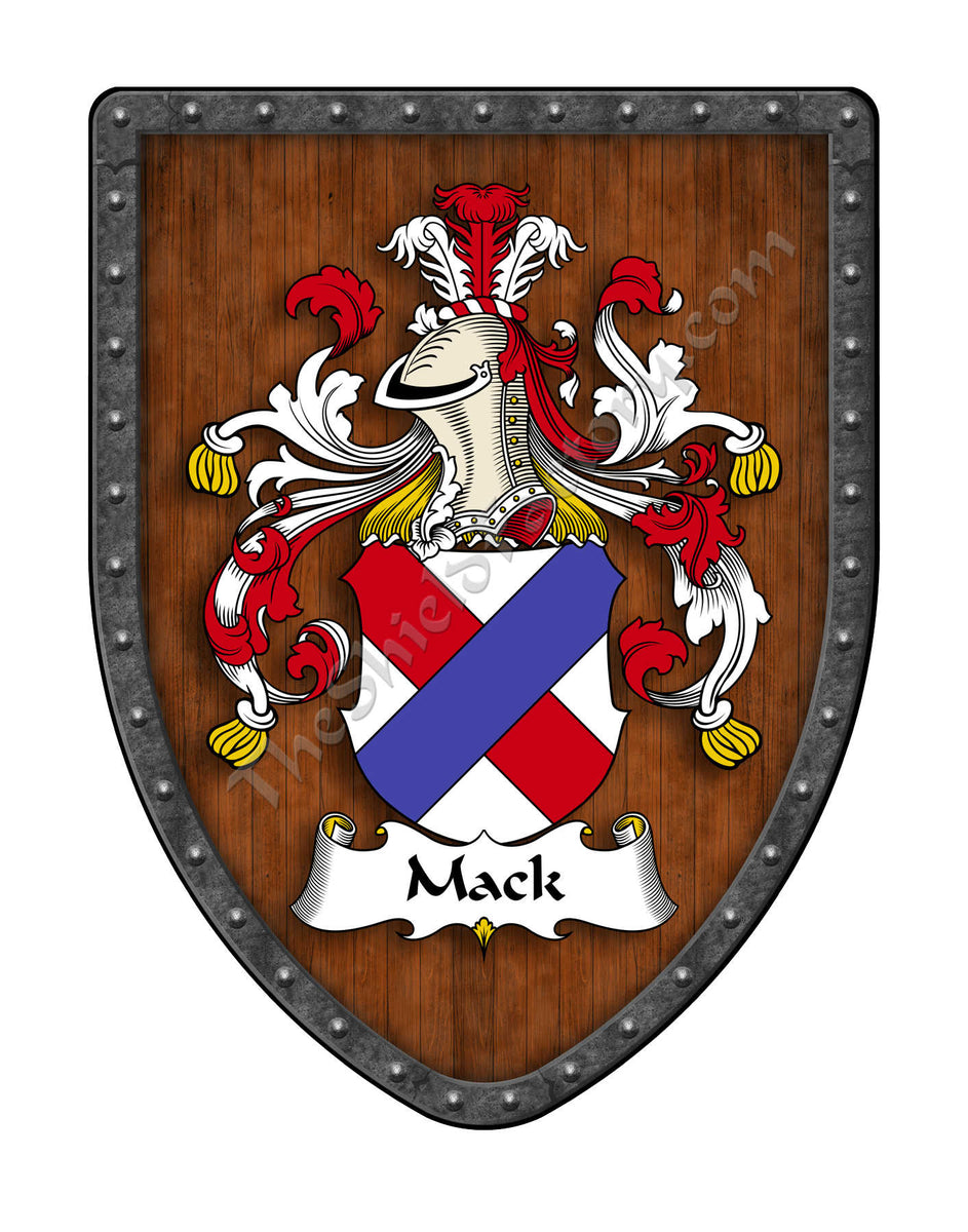 Mack Coat of Arms Family Crest Shield – My Family Coat Of Arms