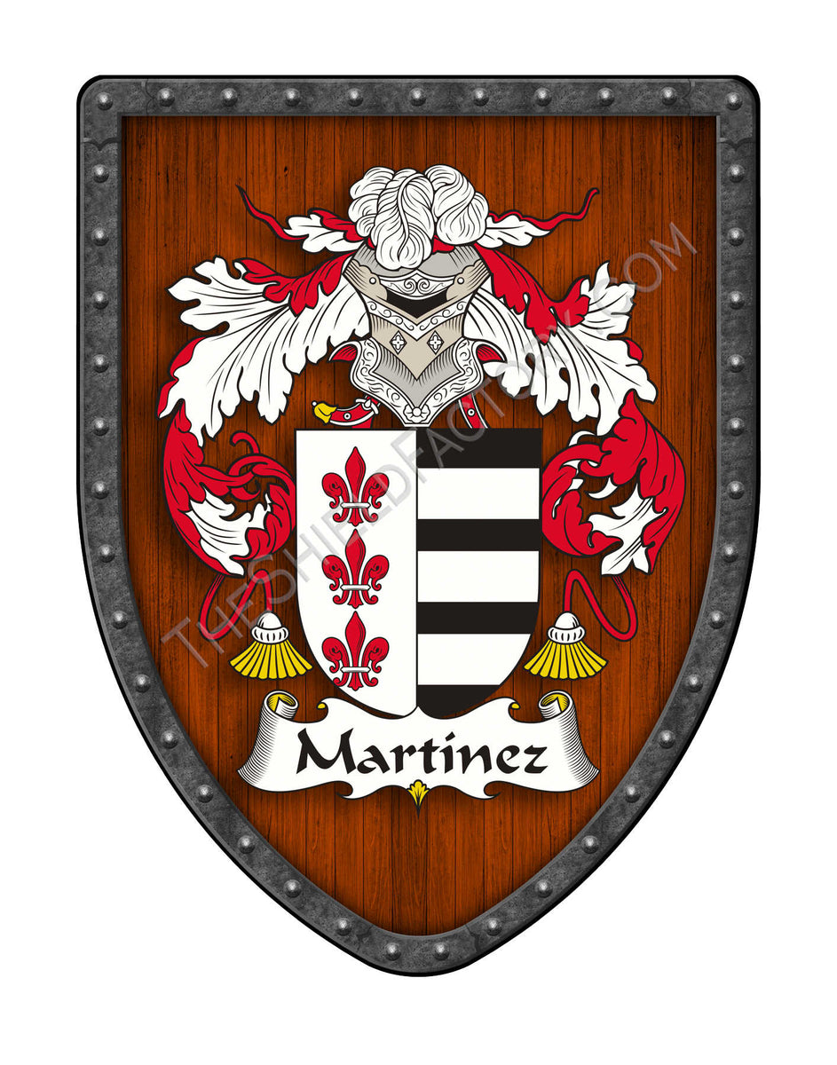 Martínez Coat of Arms Shield – My Family Coat Of Arms