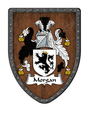 Load image into Gallery viewer, Morgan (Wales) Coat of Arms Shield