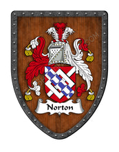 Load image into Gallery viewer, Norton Family Coat of Arms Shield