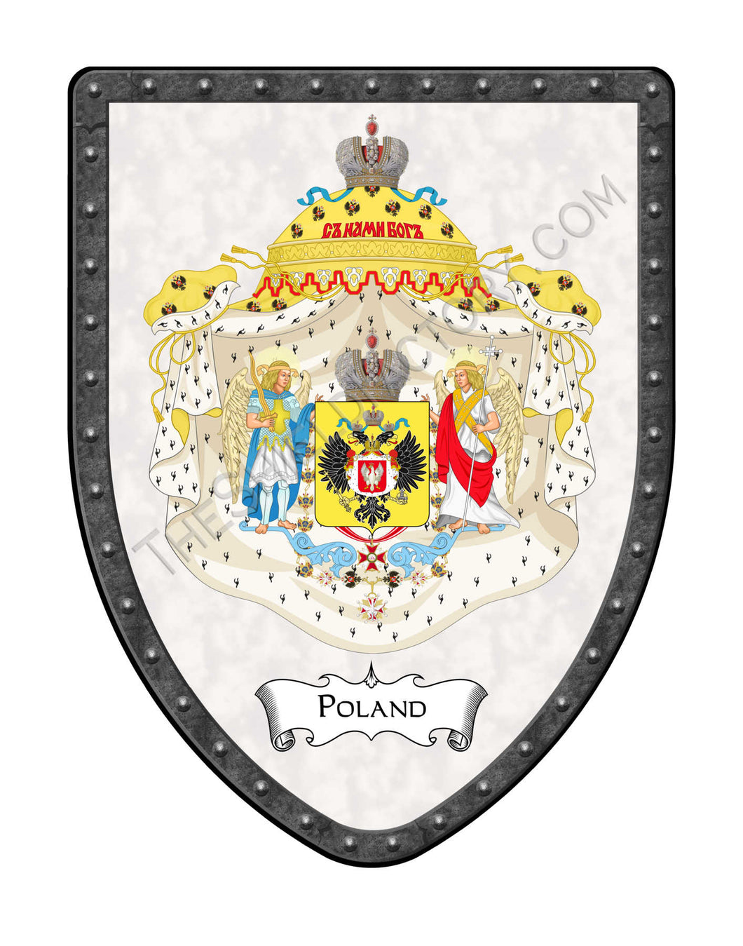 Poland Country Coat of Arms Shield