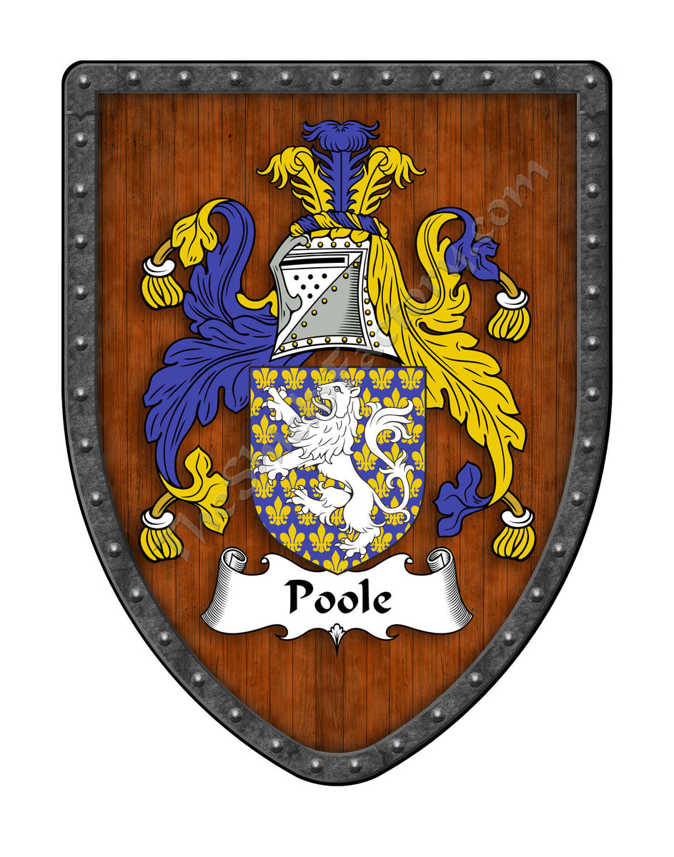 Poole Coat of Arms Shield – My Family Coat Of Arms