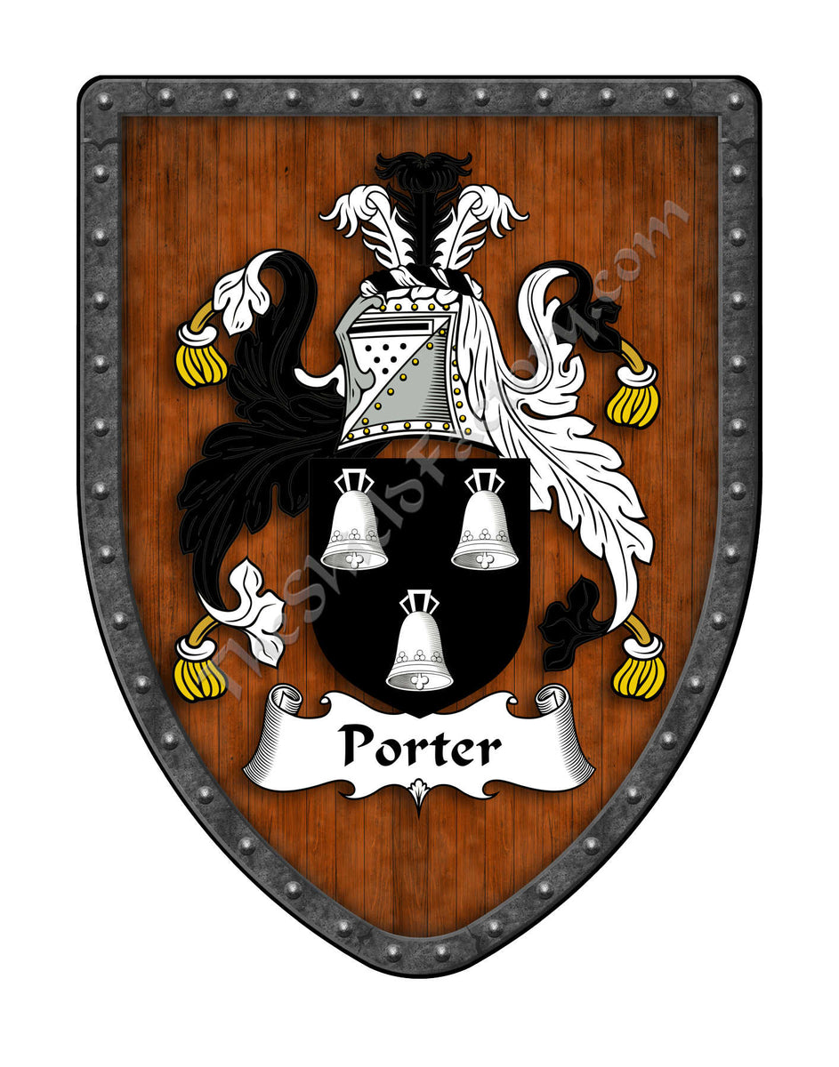 Porter Coat of Arms Shield – My Family Coat Of Arms